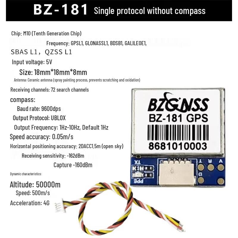 

Контролер польоту для FPV дрона GEMFAN GPS з бортовим самописцем N/A