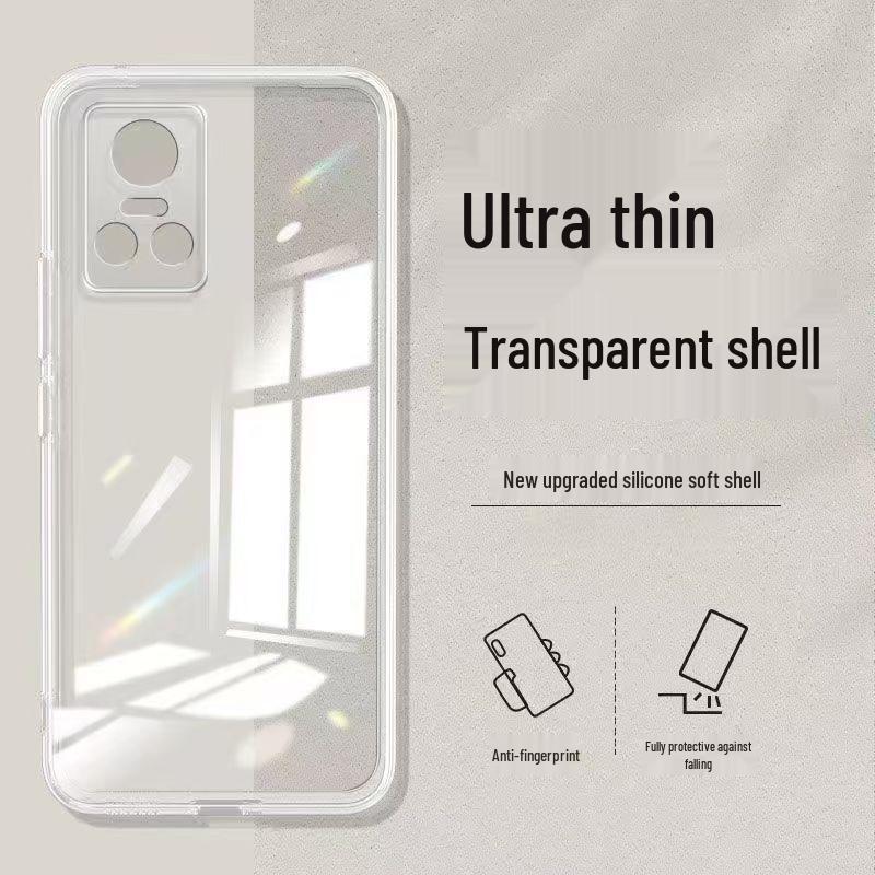 Realme GT Neo 3 Solid Color Rubik's Cube Liquid Case - Full Coverage Drop Protection Soft Case