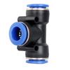 Bingyu Pneumatic PE-12 T-Type Quick Connect Air Fitting, 12mm