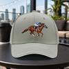 Racing Jockey Adjustable Baseball Cap Lightweight Printed Unisex Cap for Sports Daily Commute Parties  Vacations