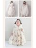 Baby Autumn & Winter Windproof Hooded Cape - Thick Warm Shawl for Outdoors