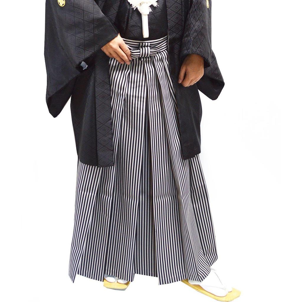 Kimono Hakama Striped Size 5 [HESAKA Store] Men's / (91cm)