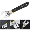 6'' Adjustable Bathroom Adjustable Wrench Strong Clamping Large Open End Multifunctional Spanner Repair Tool