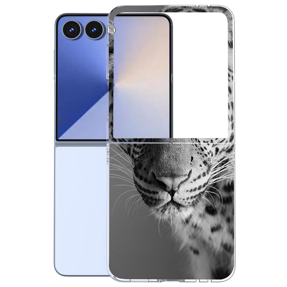 Für Samsung Galaxy Z Flip 7 6 5 4 3 Hülle Mode Malerei Hart-PC Transparente Abdeckung Für Galaxy Z Flip7 Faltbare Hüllen Funda Coque