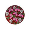 Gancho Redondo Duradero para Bolso para Mujeres Flores Plegable Soporte para Cartera Portátil Bonito Colgador de Bolsos para Mesa