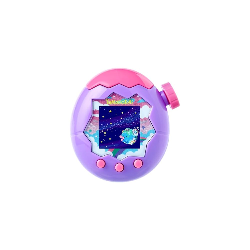 BANDAI Tamagotchi Paradise Purple Sky Digital Toy for Ages 6 and Up