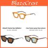 Lunettes de soleil fashion hexagonales avec protection UV400 pour les activités de plein air et le port décontracté