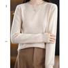 Women's Fashion Sweaters Casual Solid Color Print Autumn Winter Long Sleeve O Neck Loose Pullovers
