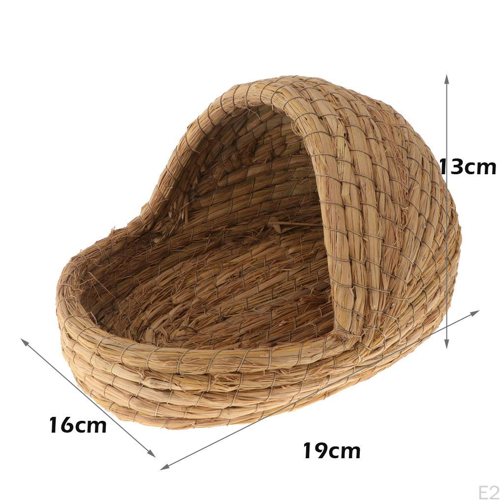 Grass Straw Made Handcraft Nest for Hamster