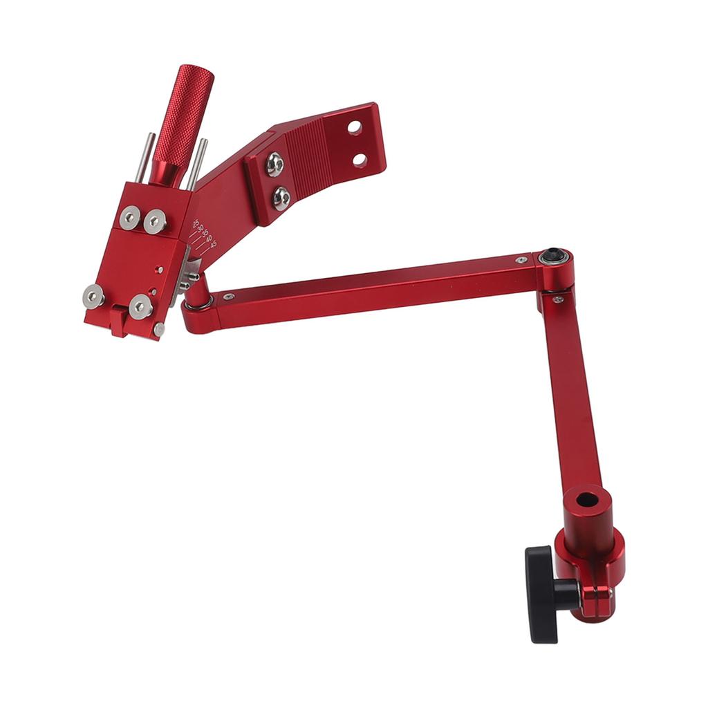 Lawn Mower Blade Sharpener 15 To 45 Degree Adjustable Comfortable Handle for Lawn Mower Blade Red