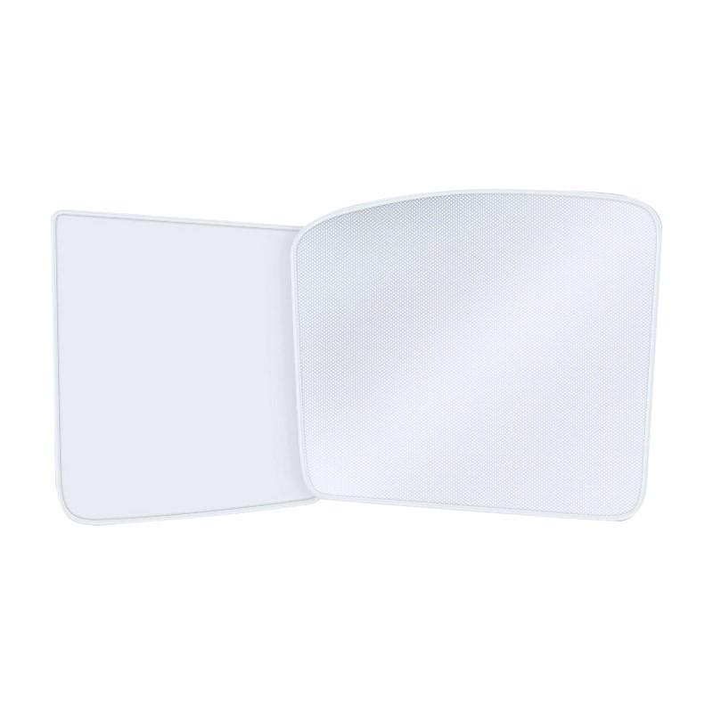Heenvn Ice Cloth Buckle Sunshades For Tesla Model 3 Y Juniper Highland 2025 2026 Front Rear Sunroof Skylight Car Accessories