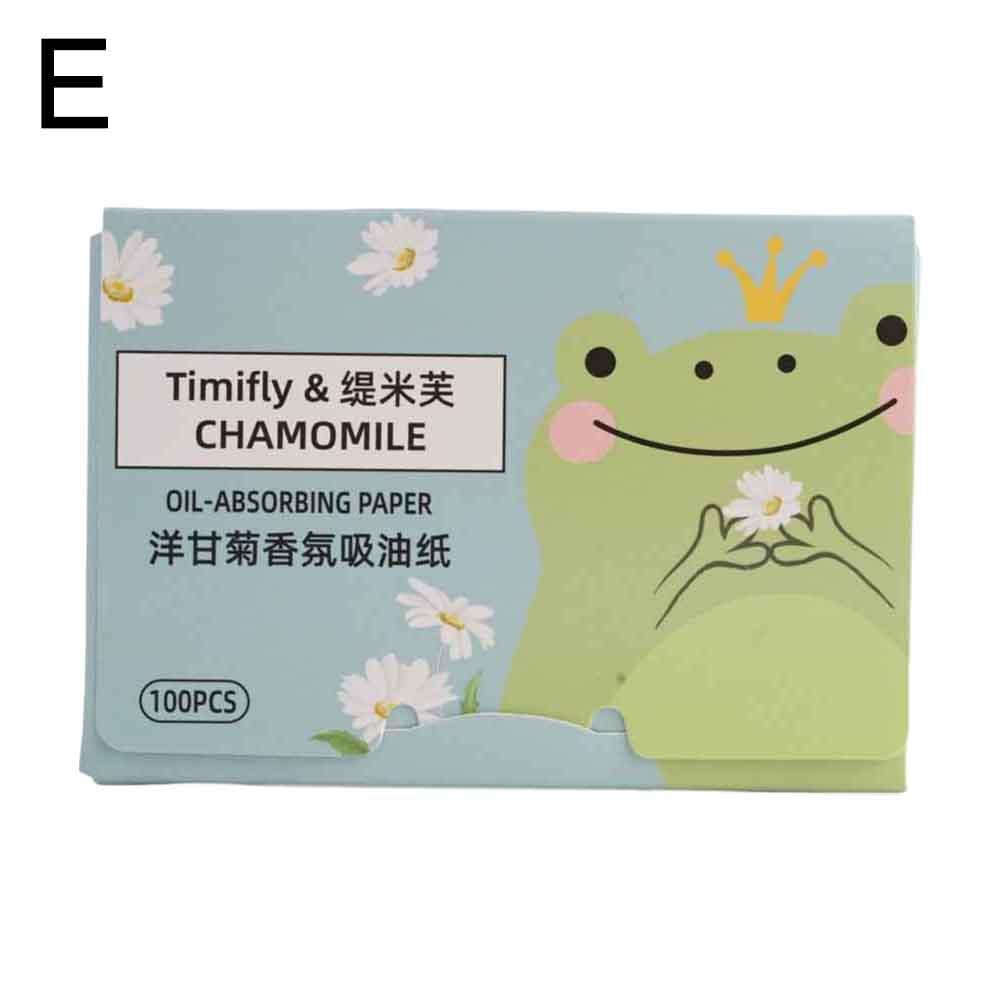 100Pcs Fragrance Face Oil Blotting Paper Oil Control Oil-absorbing Face Cleaning Portable Face Blotting Tissue Makeup Tools