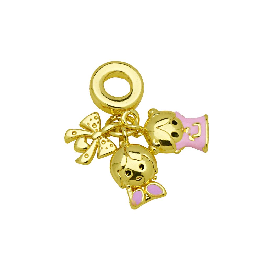 Couple Motorcycle Pizza Camera Hair Blooming Notepad Diy Panjiadora Pendant Colored Drip Oil Bracelet