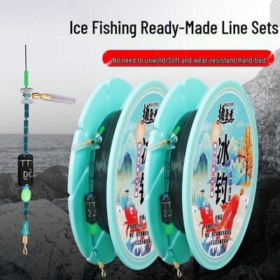 Monterad Vinteris Fiskelina Set, 50 Meter med Tillbehör