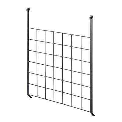 Jitsugyo Range Hood Mesh Panel Tower Black W52XD3XH57cm Kitchen Tool Storage Storage Parts Sold Separately 4833 Approx.