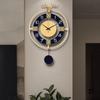 Luxury Designer Wall Clock Vintage Modern Living Room European Art Automatic Wall Clock Pendulum Mechanic Horloge Home Decor