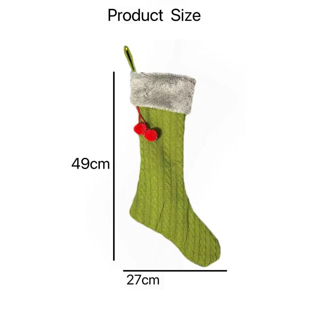 Cartoon Large Candy Christmas Stocking Mini Hanging Dwarf Christmas Gift Bag  Home