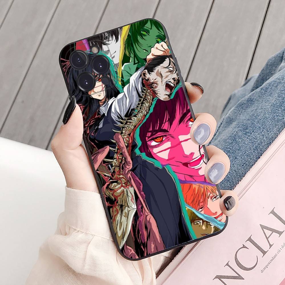 Amine Girl Mitaka Asa Chainsaw Man Phone Case For IPhone 16 15 8 7 6 6S Plus X SE XR XS 14 11 12 13 Mini Pro Max Mobile Case