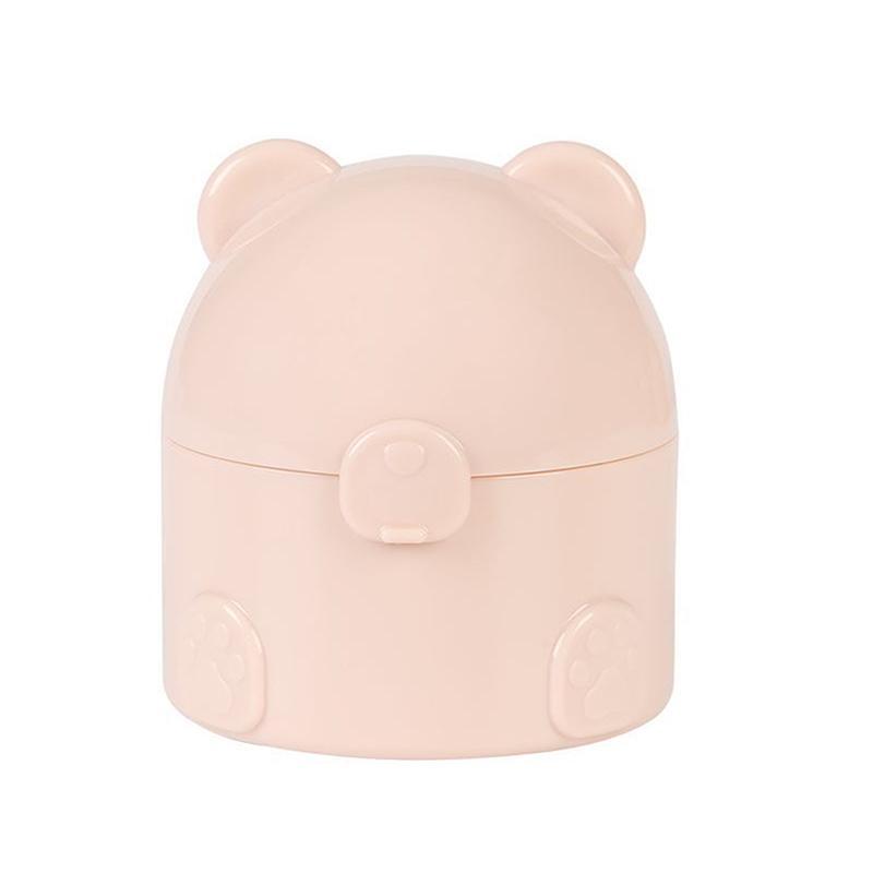 Für Kinder Puderpuder Nachfüllbox Bärenform Babypuder Leere Box Multifunktionaler Aufbewahrungsbehälter