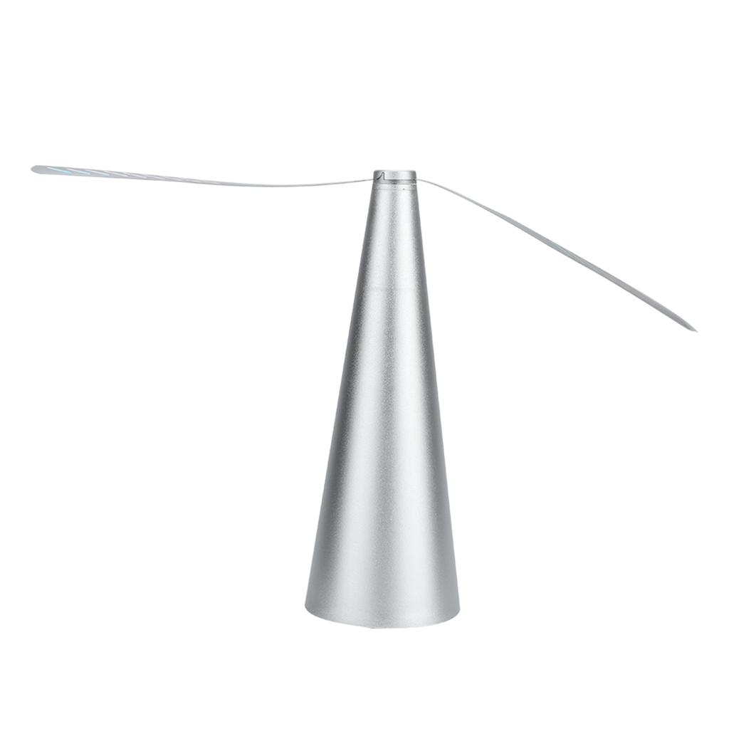 Venkovní Vnitřní Stolní Ventilátor Odpuzovač Much Hmyzu Komárů Zabiják pro Jídlo Stříbrný