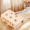 Wooden Whack-A-Mole Cat Toy Catch Mice Game Cat Enrichment Toys for Cats & Kittens