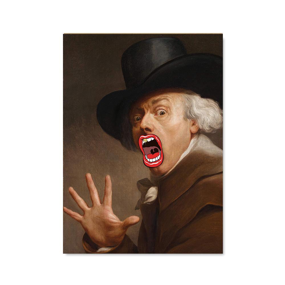 

Знаменитые пародии, креативные портретные картины, картины на холсте, постеры и принты, настенные художественные картины для декора стен гостиной без рамки 21*30cm No Frame