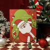Christmas advent calendar gift filling box Empty Calendar Advent 24 Grid Fillable Folding Christmas Advent Boxes for Treat Candy