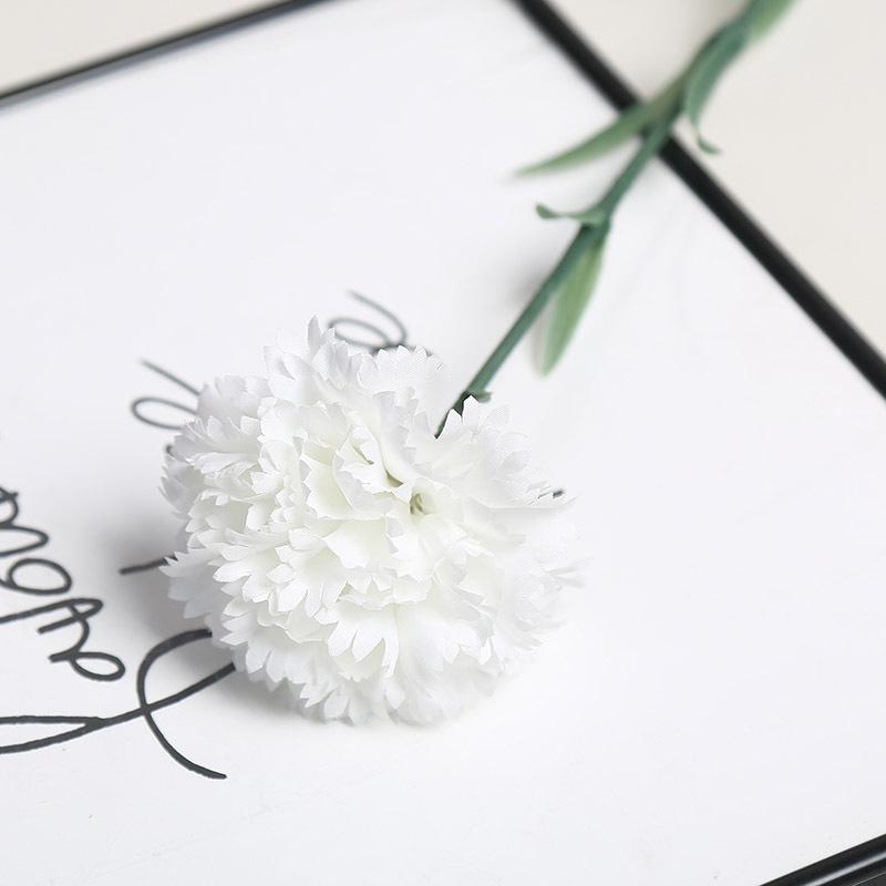 High-End Artificial Carnation Bouquet for Weddings and Home Decor