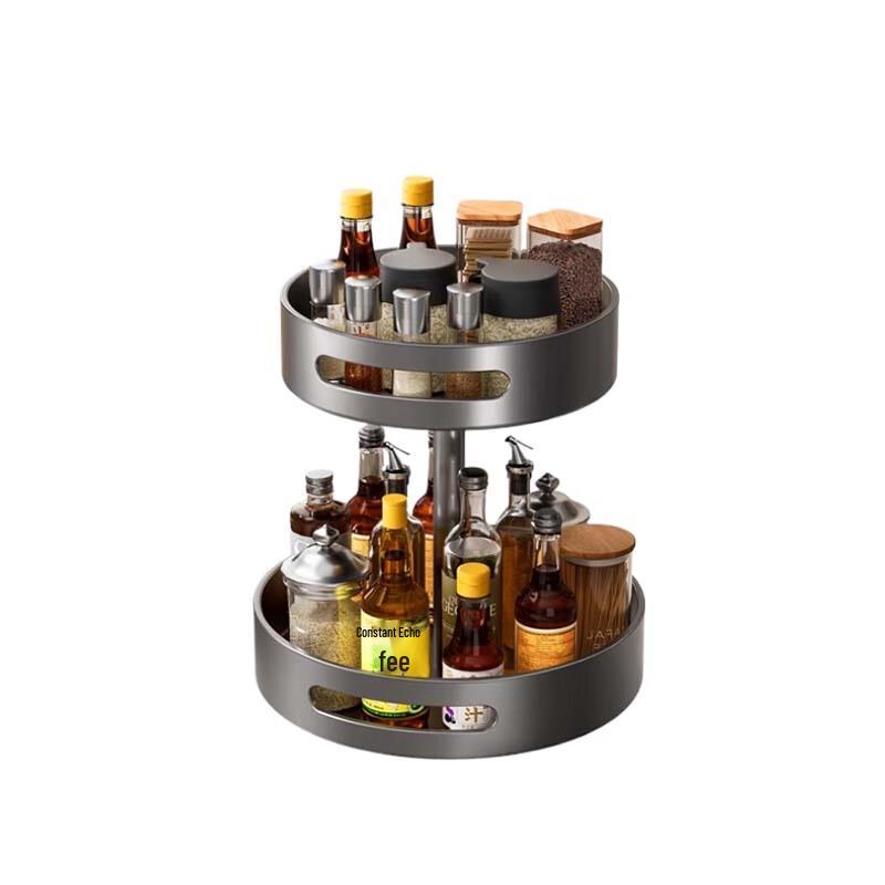 Rotating Kitchen Countertop Organizer