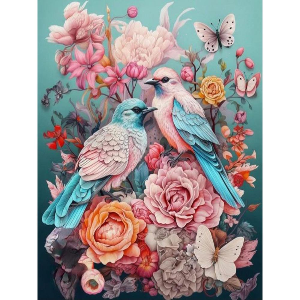 5D Diamond Painting Flower Animal Tiger Fox Flamingo Home Decoration Full Square&Round Diamond mosaic embroidery Cross stitch