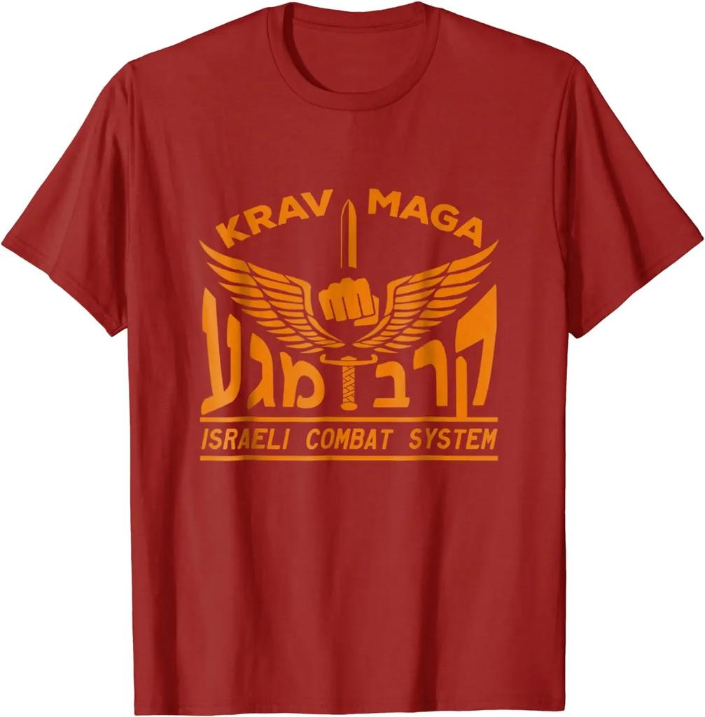 Israeli Combat System Krav Maga Martial Arts Symbol TShirt 100 Cotton ONeck Summer Short Sleeve Casual Mens Tshirt