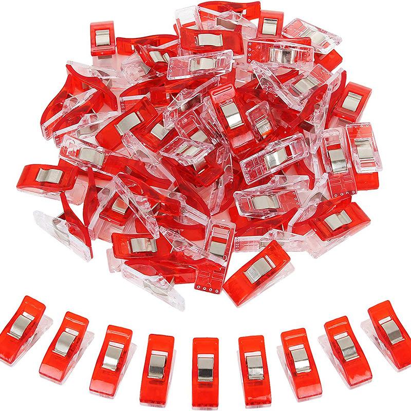 10-50Pcs Sewing Clips Multipurpose Plastic Craft Quilting Binding Clips Crocheting Knitting Safety Clamps DIY Sewing Accessories