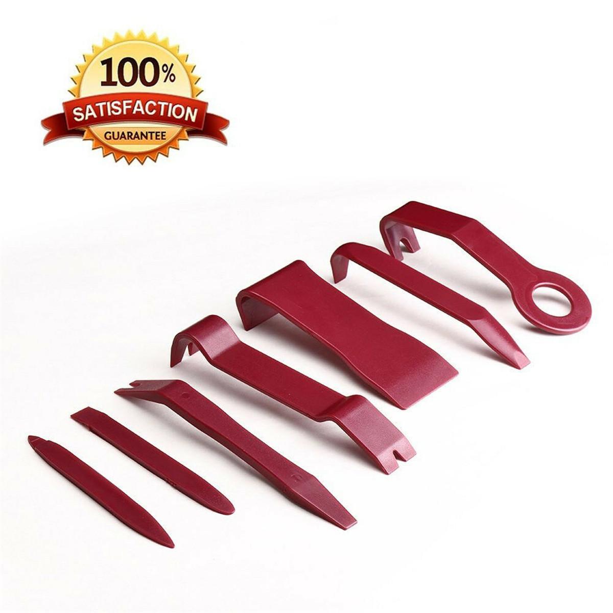 

Door Trim Clip Removal Tool 7pcs Plastic Interior Panel Pry Kit