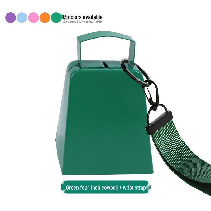 Three-Inch & Four-Inch Hand-Cranked Cowbells - 13 Colors, Perfect for Parties and Handicrafts