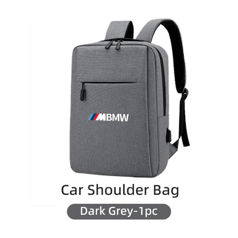 Car Sticker 2025 Hot Car LOGO New Business Bag USB Rechargeable School Bag Waterproof Laptop Bag Backpack For BMW Motorsport F11
