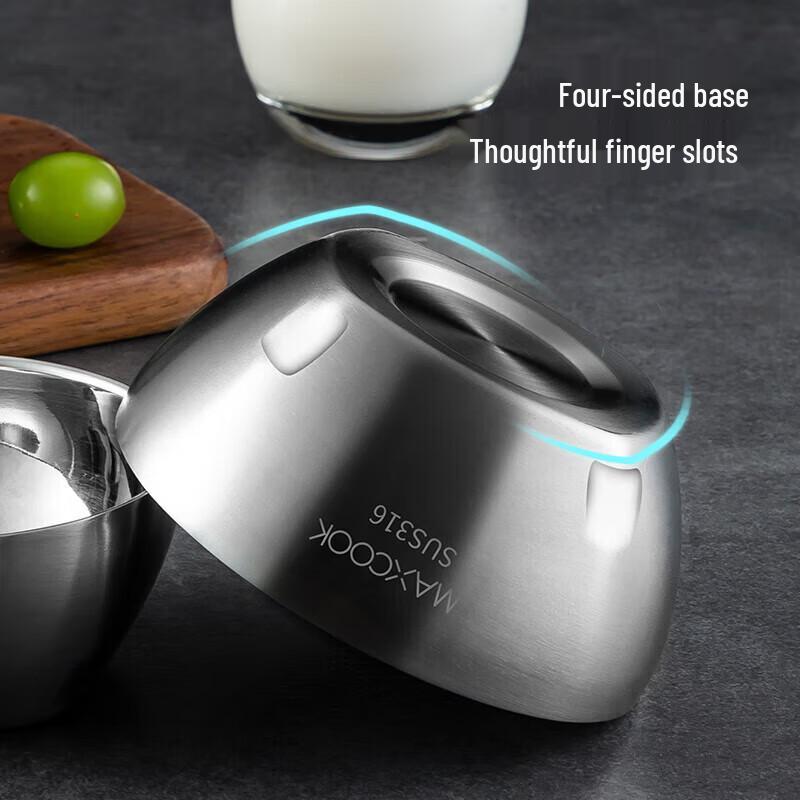 Meichu 316 Stainless Steel Double-Insulated Bowl