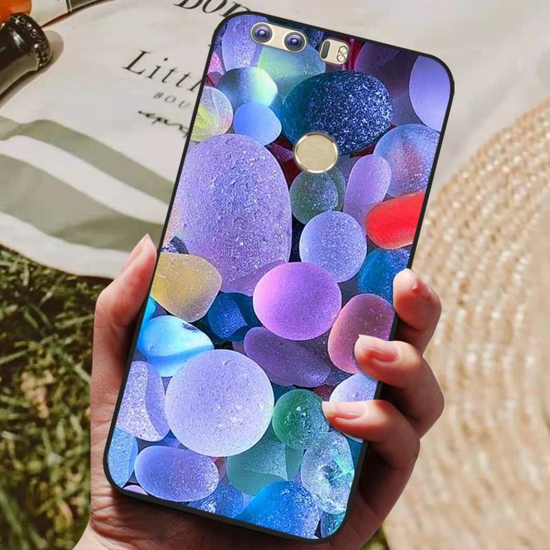 Pro Huawei Honor 8 5,2palcový kryt Silikonový zadní kryt Pouzdro na telefon pro Huawei Honor 8 Kryty Měkký nárazník coque Honor8 FRD-L19 Pouzdra