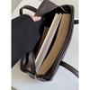 Ielgy Autumn Winter Retro Commuter Large-Capacity One-Shoulder Tote Bag
