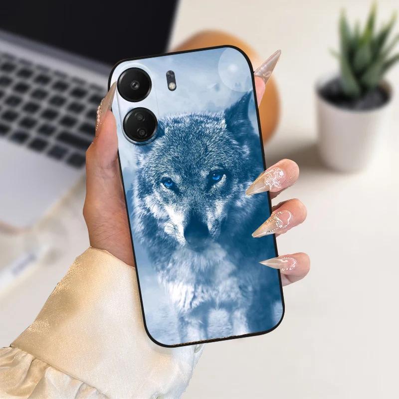 Funda Animal de Moda Para Xiaomi Redmi 13C Fundas 13 C 4G 5G Silicona Suave TPU Funda de Teléfono Cubierta Para Redmi 13R Coque Protectora