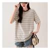 Navava Casual Daily STriped Round Neck ShorT Sleeve T shirT nT1775