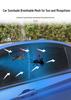 Universal Car Window Sunshade with Anti-Mosquito Screen and Heat Insulation