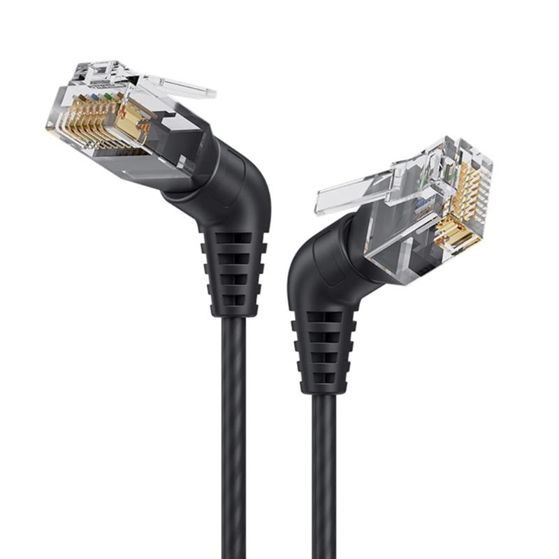 Cat6A Ethernet Cable 10Gbps 500MHz 360 Degree Rotatable Cat6A Networking Internet Lan Cord for PC Routers RJ45 Cable