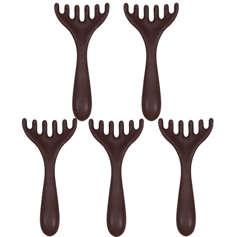 Meridian Massage Comb Anti-static 6-Claw Head Massager Promote Blood Circulation Body Gua Sha Tool Head Massage Brush