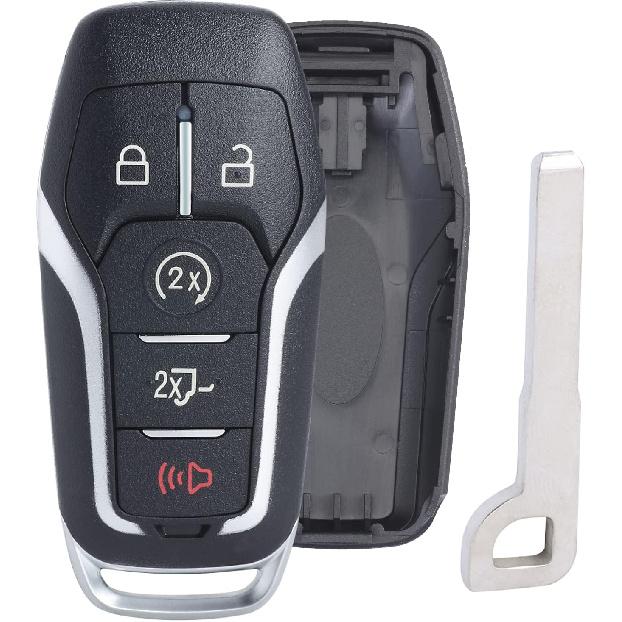 Remote Key Fob Case Shell Cover Replacement for Ford Edge/Explorer/Fusion/Mustang for Lincoln MKZ/MKC/MKX(FCC ID:M3N-A2C31243300 P/N:164-R7989) 5