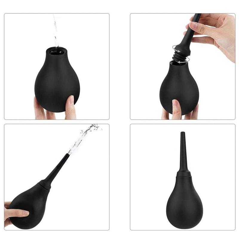 Vaginal Anal Clyster Cleaner Anal Douche Portable Enema Flusher Cleaning Tool