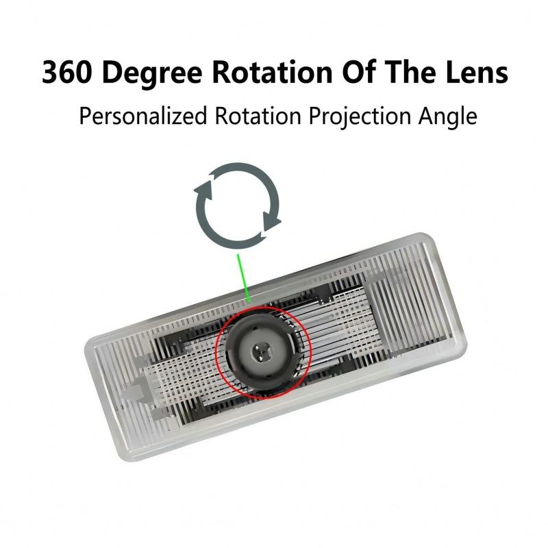 2PCS HD For BMW M 7 Seriers E65 E66 E67 E68 F02 F01 F03 F04 G11 G12 2003-2023 2019 2018 2013 2004 Car Door Led Light Accessories