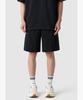 LECOQ Men'S Waffle Loose Fit Knee-Length Shorts - Black Qr121Lhp21