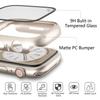 Glass+Cover For Apple Watch case 44mm 40mm 45mm 41mm 42mm 38mm correa Screen Protector iwatch series 9 8 7 SE 3 case Accessories