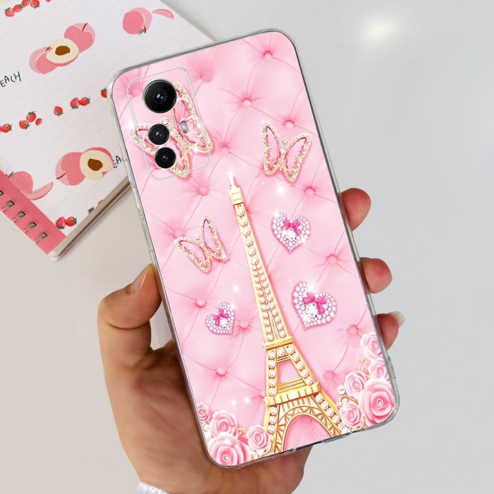 

Чехол для телефона для Xiaomi Redmi Note 12S Прозрачный Мягкий Чехол С Мультяшным Милым Рисунком Обложка На Xiomi Redmi Note12S 12 s 2023 Etui Note 12S