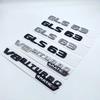 AATA1 3D Silver Black Letters GLS63 V8 Biturbo ABS Emblem for Mercedes Benz AMG X166 Car Styling Fender Trunk Nameplate Logo Sticker